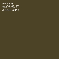 #4C4225 - Judge Gray Color Image